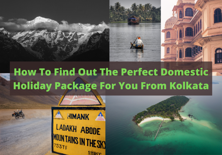 How To Find Out The Perfect Domestic Holiday Package For You From Kolkata